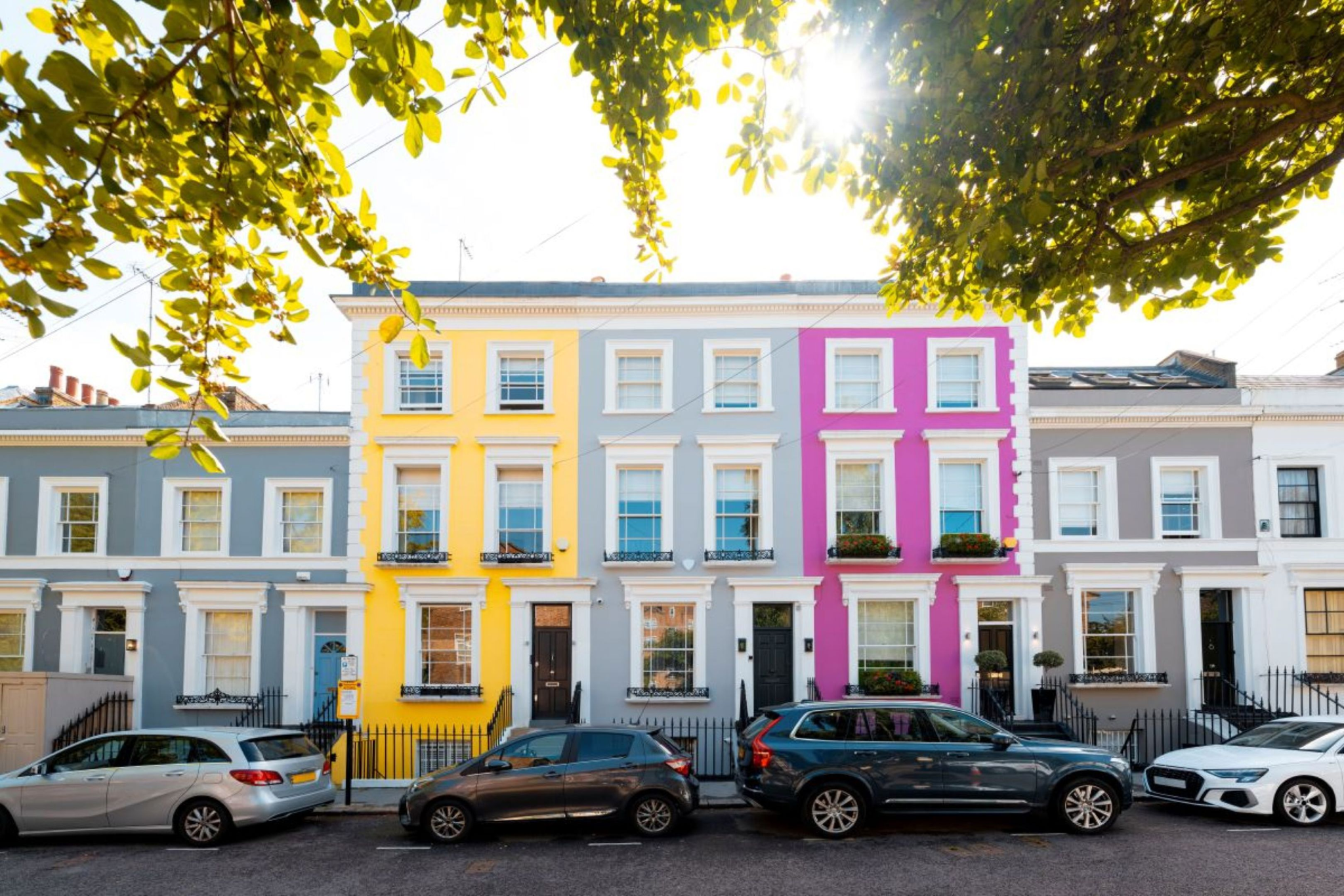 Colourful London homes representing Haawa’s real-estate content work